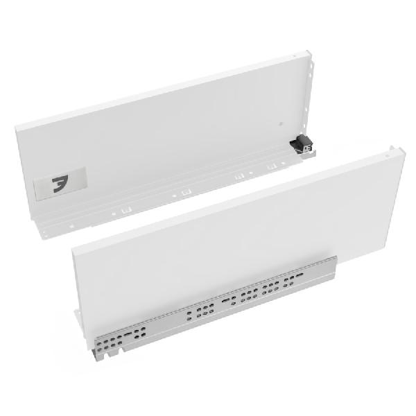 Slim T-box 4D комплект ящика 450мм, цвет белый, боковины h180мм, направляющие плавного закрывания, для ДСП 16мм